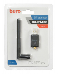 Контроллер Bluetooth Buro BU-BT40С Bluetooth 4.0+EDR class 1 100м черный