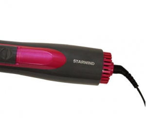 Фен-расческа STARWIND SHP-8501 серый/розовый