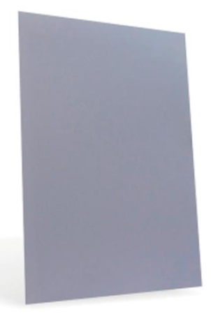 Листовой пластик ПВХ Revcol серебряный, для струйной печати, А4(210*297), 0,3 мм.