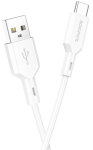 Кабель USB 2.0 Type C - Type C 1 м Borofone BX70 3A белый
