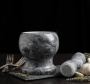 Ступка Magistro «Мрамор», Ф10 см, камень, с пестиком (5277030)