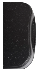 Противень KUKMARA, 40х29,5х5 см, тёмный мрамор (ПМТ03а/4278872)