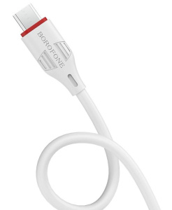 Кабель USB 2.0 A вилка - microUSB 1 м Borofone BX17 (White)