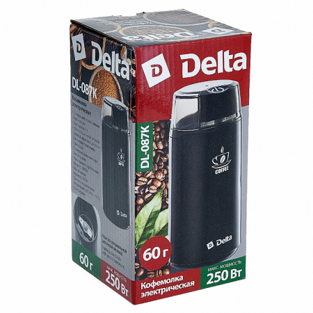 Кофемолка DELTA DL-087K черная