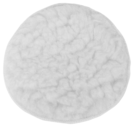 Круг полировальный Зубр 125мм натуральный мех на липучке (3596-125)