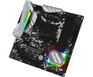 М/П SOC-AM4 Asrock B450M STEEL LEGEND 4xDDR4 mATX AC`97 8ch(7.1) GbLAN RAID+H