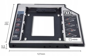 Переходник SATA Оптибей 9.5mm