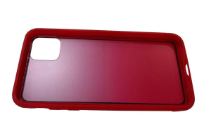 Бампер Apple iPhone 11 Pro Max ZIBELINO Gradient красный