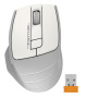 Мышь A4 Fstyler FG30 белый/серый оптическая (2000dpi) беспроводная USB