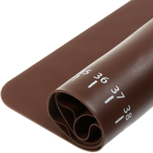 Коврик для теста СПЕКТР, силиконовый, коричневый 40х50 см (Y4-5428)