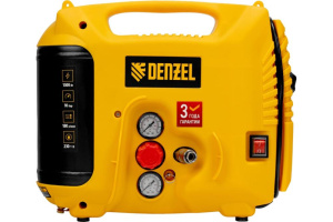 Компрессор DENZEL DL 1300 1300 Вт, 180 л/мин (58011)