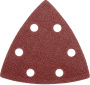 Треугольник шлифовальный MATRIX с липучкой, 93 мм Р 400, 5 шт.(73868)