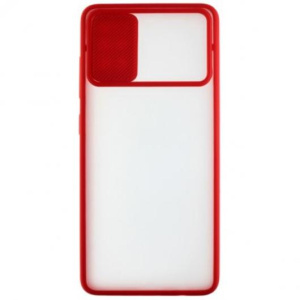 Бампер Samsung A51 (A515) ZIBELINO Cover Slide красный
