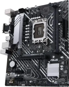 М/П SOC-1700 Asus PRIME B660M-K D4 Soc-1700 Intel B660 2xDDR4 mATX AC`97 8ch(7.1) GbLAN RAID+VG