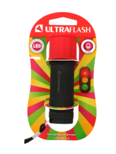 Фонарь Ultraflash LED15001-A красный/черный