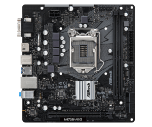 М/П SOC-1200 ASRock H470M-HVS 2xDDR4 mATX AC`97 8ch(7.1) GbLAN+VGA+HDMI