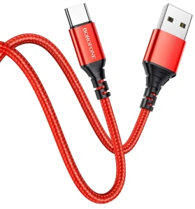 Кабель USB 2.0 A вилка - Type C 1 м Borofone BX54 (Red)