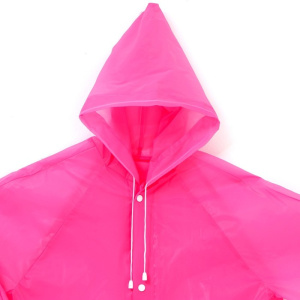 Дождевик FANNY TOYS детский со светоотражающими элементами, цв. розовый, рост 120-160 см (7732502)