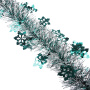 Мишура СНОУ БУМ (377-403) с резными снежинками, 200х11см, 8 цветов, арт 0701