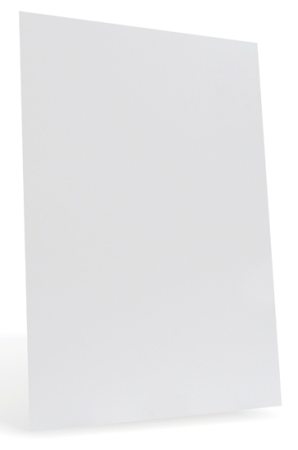Листовой пластик ПВХ Revcol белый, для струйной печати, А4(210*297), 0,15 мм.