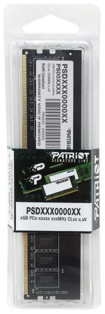 Память DDR4 8192Mb 2666MHz Patriot PSD48G266681 RTL PC4-21300 CL19 DIMM 288-pin 1.2В single rank