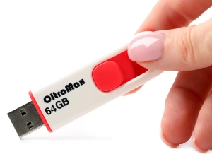 Карта USB2.0 64 GB OLTRAMAX 250 красный