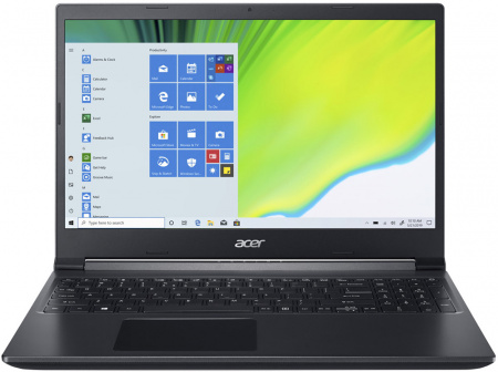 Ноутбук 15.6" Acer A715-75G-57GR (NH.Q99ER.00K) i5 10300H/8Gb/SSD512Gb/GTX 1650 4Gb/IPS/Win10