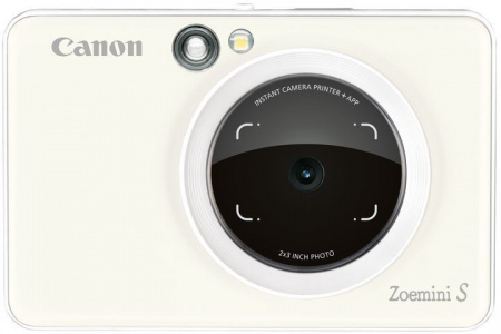 Фотокамера цифровая CANON Zoemini S белый