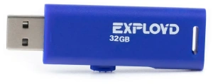Карта USB2.0 32 GB EXPLOYD 580 синий