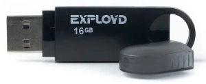Карта USB2.0 16 GB EXPLOYD 570 черный