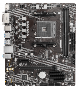 М/П SOC-AM4 MSI A520M-A PRO 2xDDR4 mATX AC`97 8ch(7.1) GbLAN RAID+DVI+HDMI