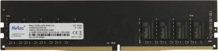 Память DDR4 8192Mb 3200MHz Netac NTBSD4P32SP-08 Basic RTL PC4-25600 CL16 DIMM 288-pin 1.35В single rank