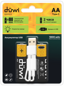 Аккумулятор DUWI 62010 R6 Li-Ion