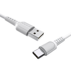 Кабель USB 2.0 A вилка - Type C 1 м Borofone BX16 (White)