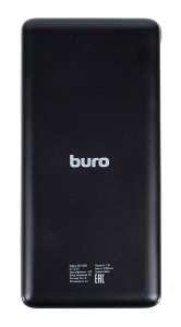 Повербанк 30000 мАч Buro RLP-30000-B Li-Pol 30000mAh 2A черный 2xUSB