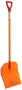 Лопата снеговая "ЭТАЛОН LITE" ,поликарбонат.,380х400мм, алюм.,черен.V-ручка, h1420мм. (GPLP006 LITE)