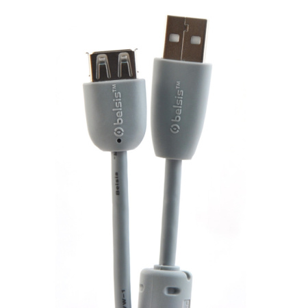 Кабель USB 2.0 A вилка - A розетка 3 м Belsis BW1402