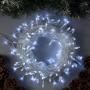 Электрогирлянда LUAZON LIGHTING "Нить" 20м, прозрачная нить, 200 LED, свечение белое, 8 режимов, 220 В (3556804)