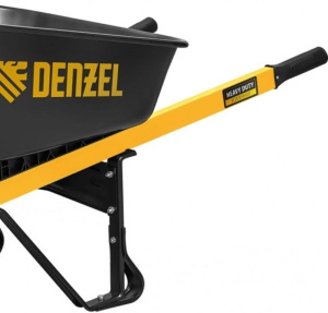Тачка садовостроительная DENZEL, усиленная 230 кг/140 л (68999)