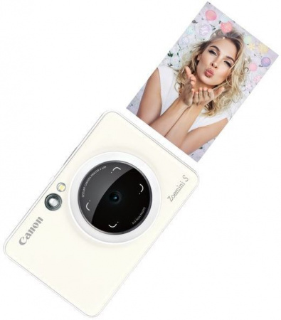 Фотокамера цифровая CANON Zoemini S белый