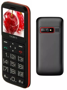 Сотовый телефон TEXET TM-B226 черно-красный