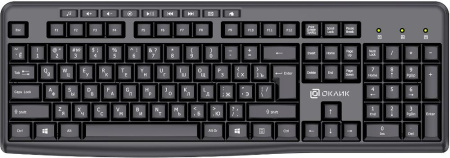 Клавиатура Oklick K225W черный