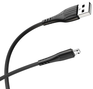 Кабель USB 2.0 A вилка - microUSB 1 м Borofone BX37 (Black)