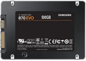 SSD 2,5" SATA 500Gb Samsung 870 EVO MZ-77E500BW