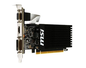 Видеокарта MSI PCI-E GT 710 1GD3H LP NV GT710 1024Mb 64b DDR3 954/1600 DVIx1/HDMIx1/CRTx1/HDCP Ret l