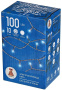 Электрогирлянда СНОУ БУМ "Вьюн" 10м (351-767) 100 LED,белый, пост. свеч, ПВХ прозр, коннектор