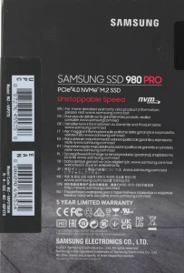 SSD М.2 2048Gb Samsung 980 PRO MZ-V8P2T0BW