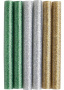 Стержень клеевой ПРАКТИКА цветные металлик, 11х100мм.,6шт (649-356)