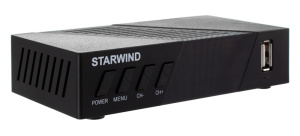 Приставка цифровая Starwind CT-140 черный