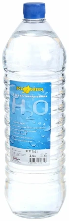 Дистиллированная вода Eco Green 1,5л
